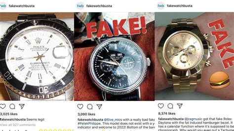 fake watches instagram|watch counterfeit brands.